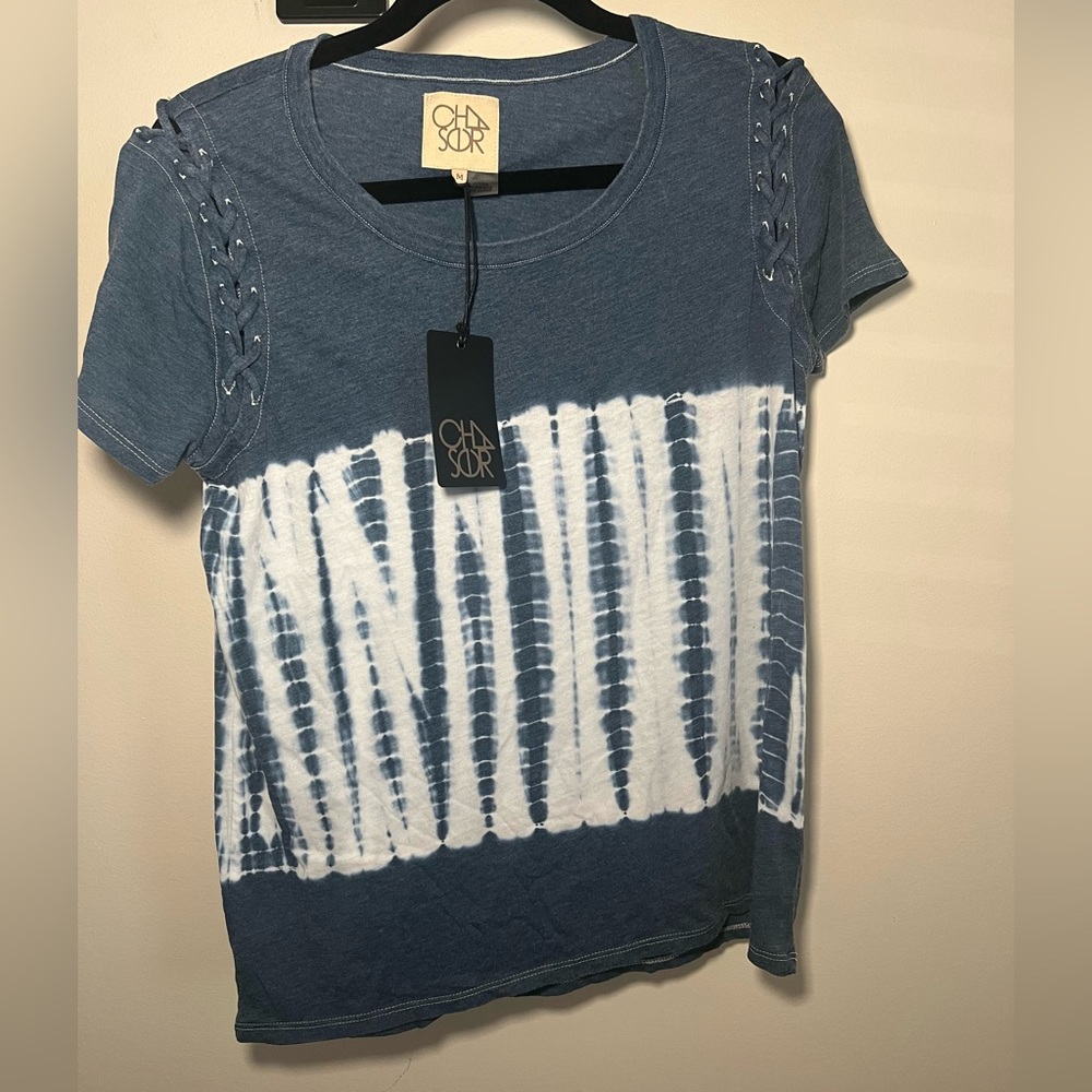 CHASER- NWT- braided t-shirt